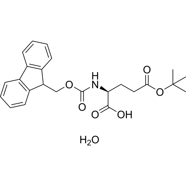 (S)-2-((((9H-Fluoren-9-yl)methoxy)carbonyl)amino)-5-(tert-butoxy)-5-oxopentanoic acid hydrate 204251